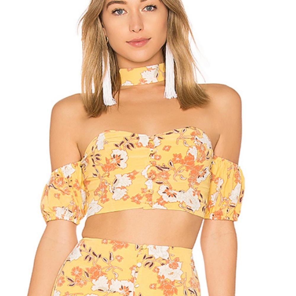 ale by alessandra x Revolve Sol Crop Top Small
